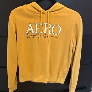 Aeropostale yellow hoodie